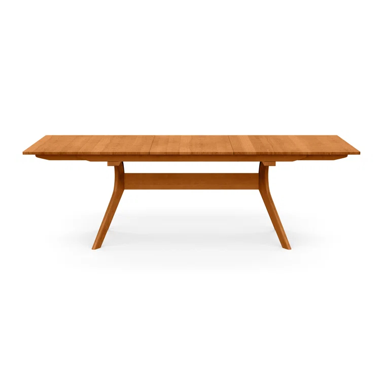 Audrey Extendable Solid Wood Trestle Dining Table