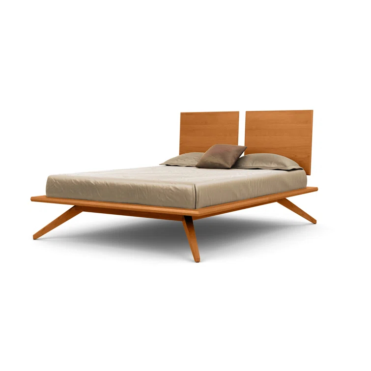 Astrid Solid Wood Platform Bed