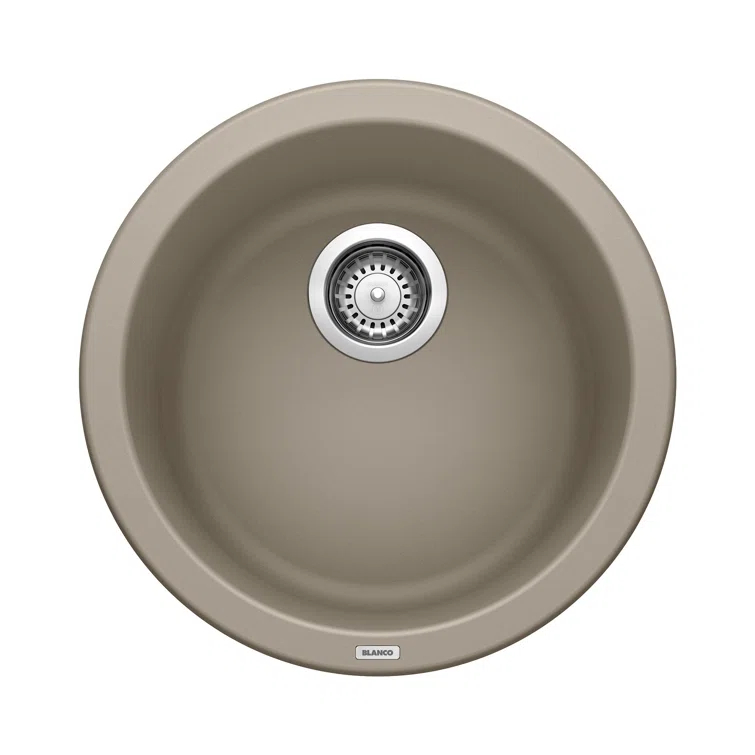 Rondo SILGRANIT 18" L x 18" W Drop-In/Undermount Bar Sink