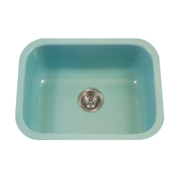 Porcela 22.75'' L Undermount Single Bowl Steel Kitchen Sink