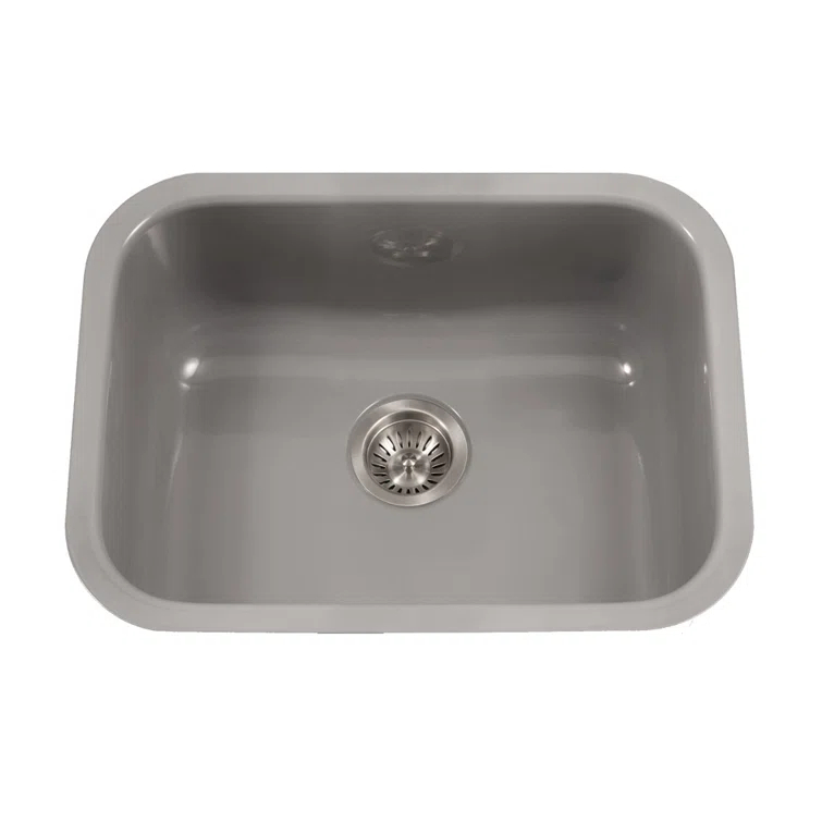 Porcela 22.75'' L Undermount Single Bowl Steel Kitchen Sink