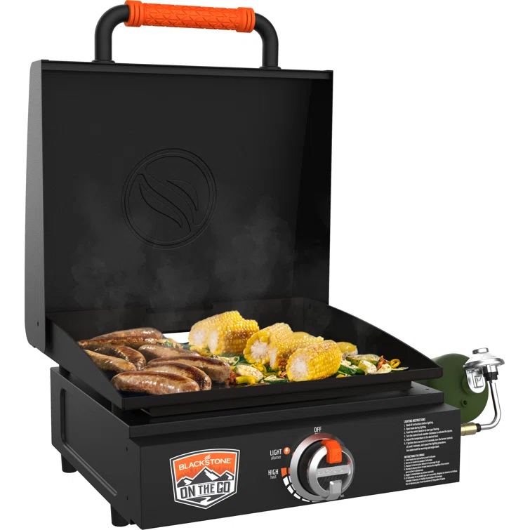 Blackstone On the Go 17" Tabletop Griddle with Hood