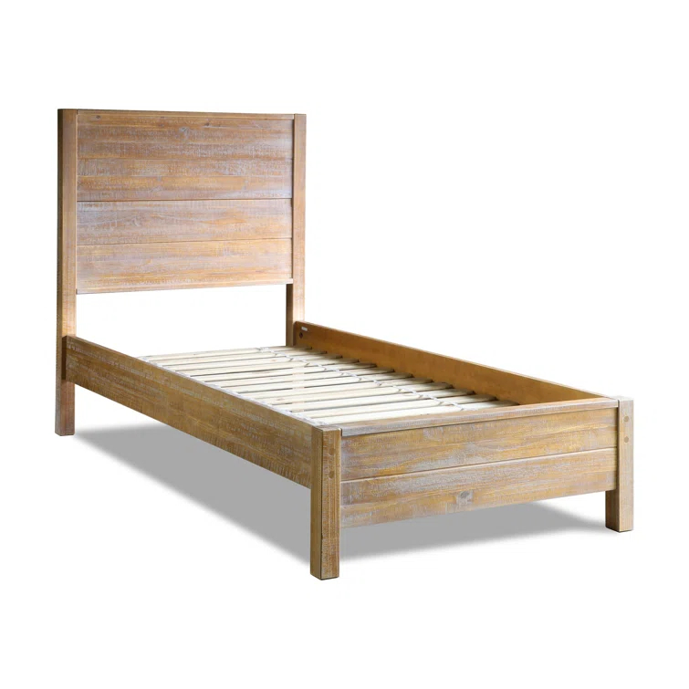 Montauk Solid Wood Panel Bed