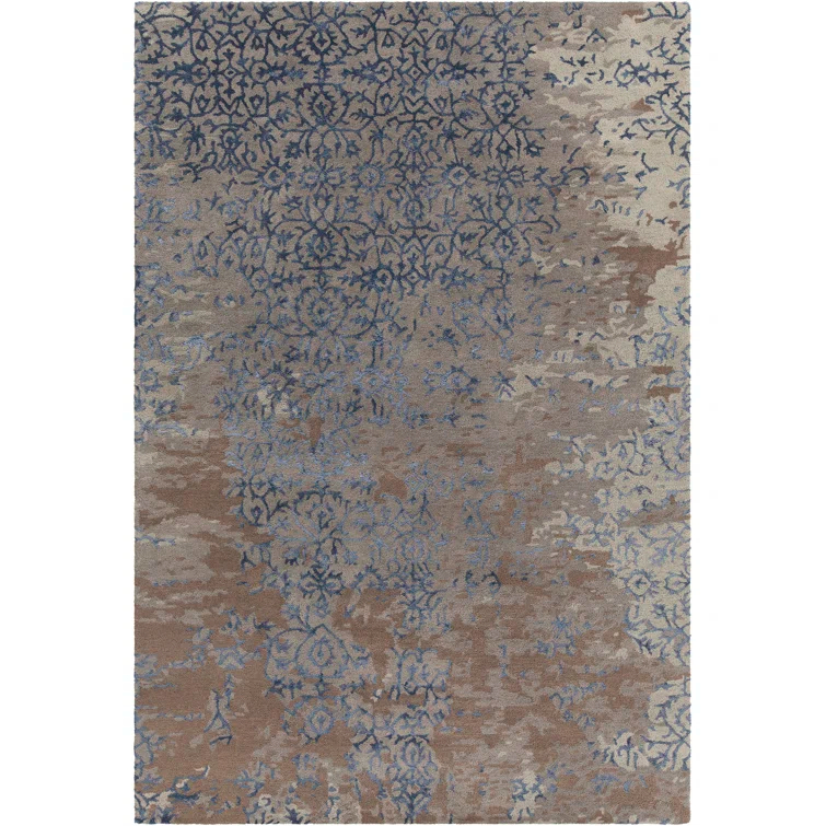 Rupec Wool Abstract Area Rug