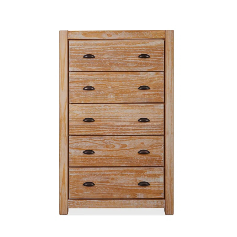 Montauk Solid Wood 32.5'' W 5 - Drawer Dresser