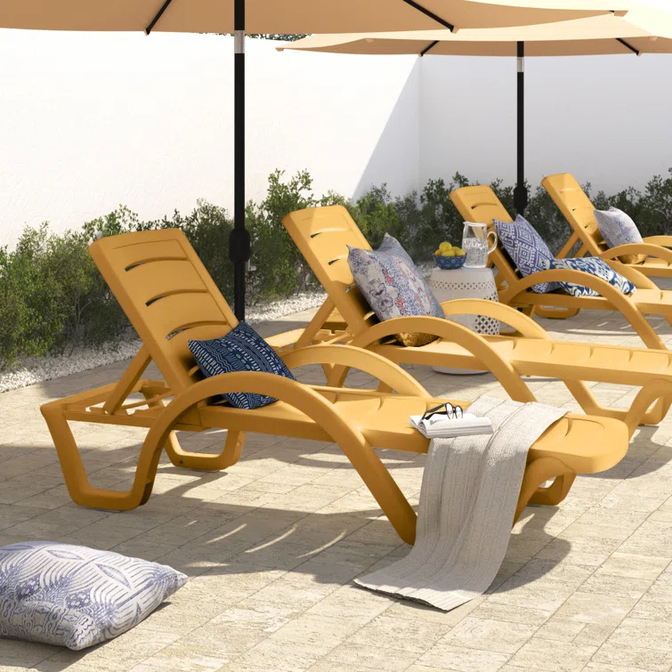 Accomac Outdoor Chaise Lounge