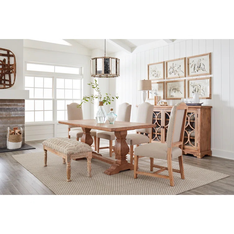 Home Trends & Design Mango Wood Dining Table & Reviews | Perigold