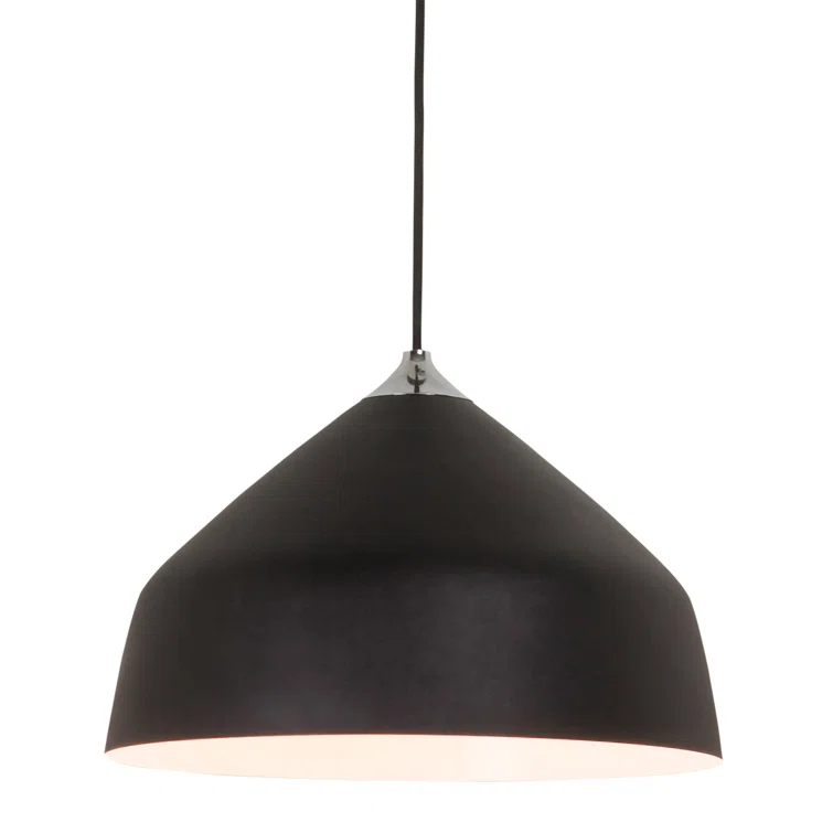 Astro Ginestra 300 Indoor Pendant (Matt Black) - Dry Rated - E26/Medium Lamp, Designed in Britain - 1361005-3 Years Guarantee