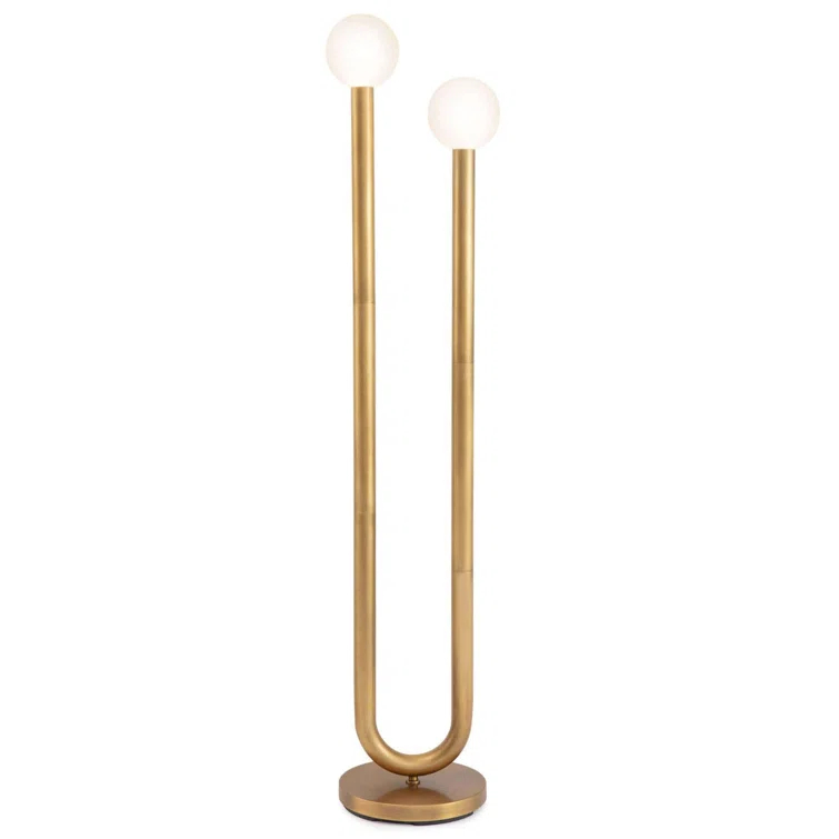 Happy Floor Lamp by Regina Andrew - Natural Brass