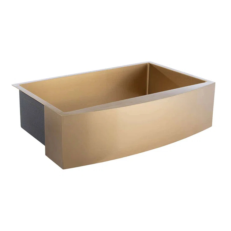 33'' L Farmhouse / Apron Single Bowl Stainless Steel Kitchen Sink