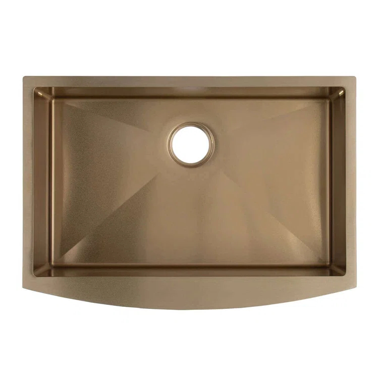 33'' L Farmhouse / Apron Single Bowl Stainless Steel Kitchen Sink