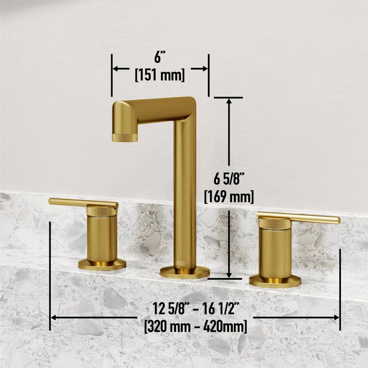 Sterling 7" H Two Handle Widespread Bathroom Faucet