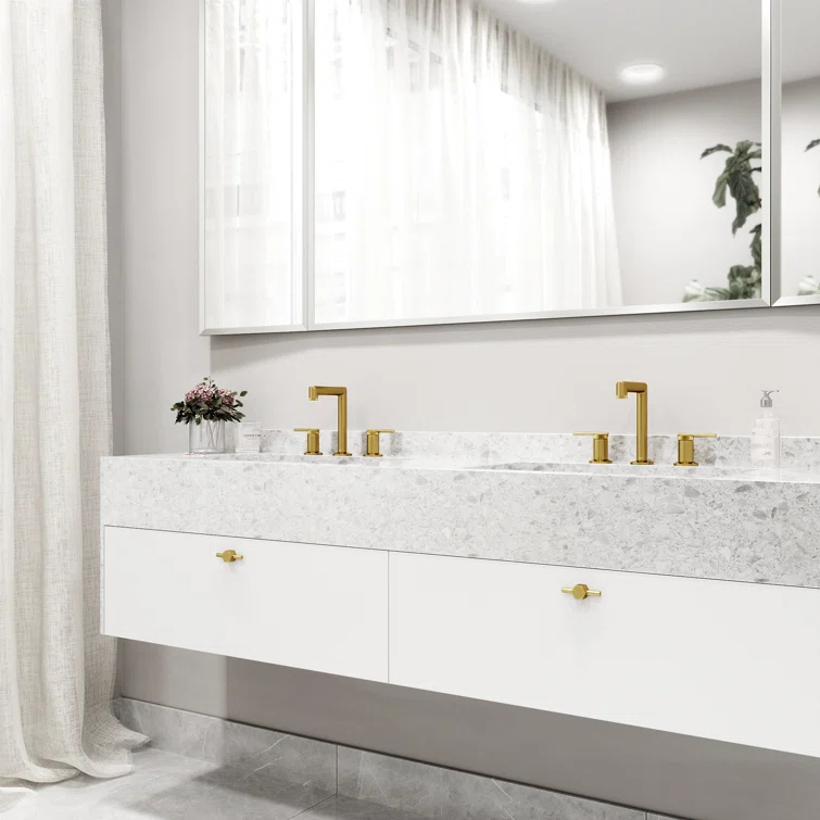 Sterling 7" H Two Handle Widespread Bathroom Faucet