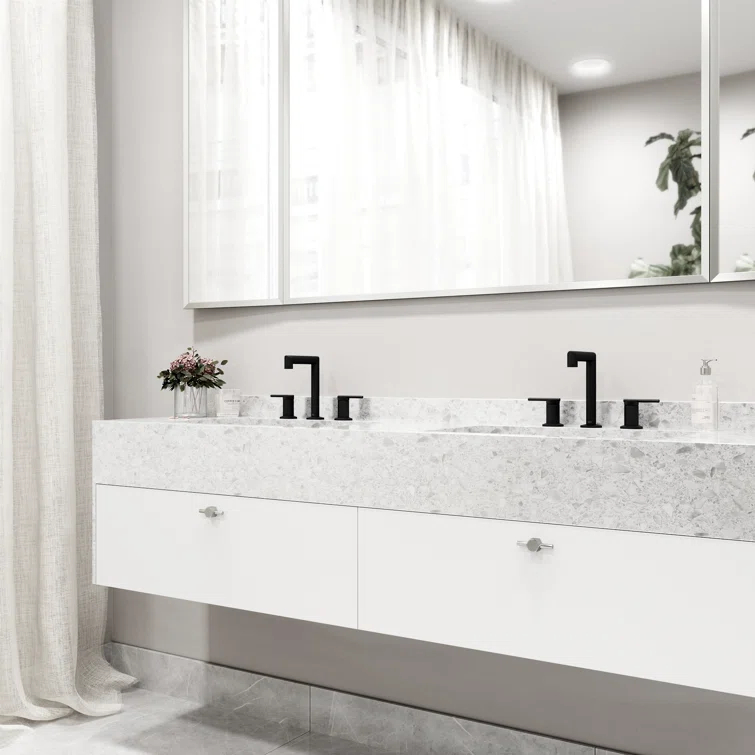 Sterling 7" H Two Handle Widespread Bathroom Faucet