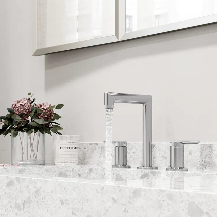 Sterling 7" H Two Handle Widespread Bathroom Faucet