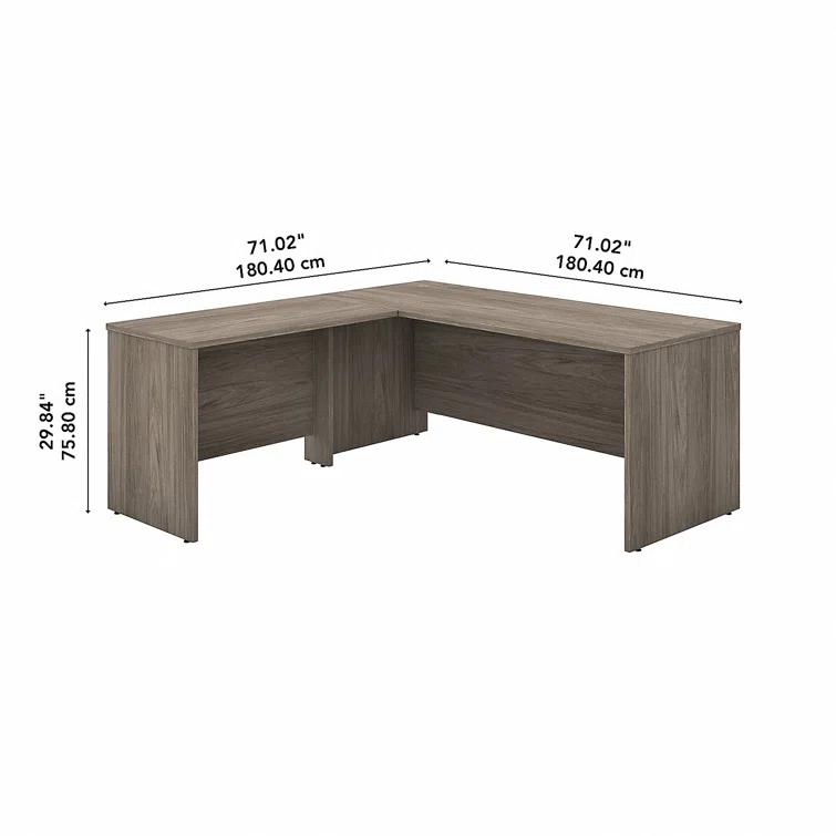 Studio C L Shaped Desk with Return