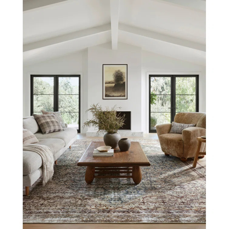 Amber Lewis x Loloi Georgie Teal / Antique Area Rug