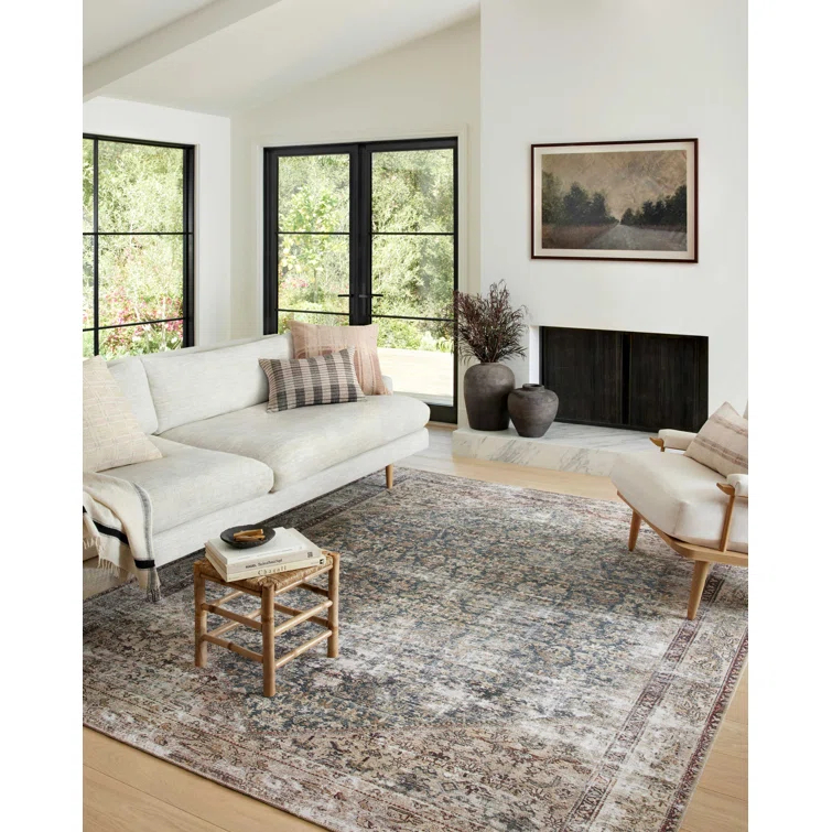 Amber Lewis x Loloi Georgie Teal / Antique Area Rug