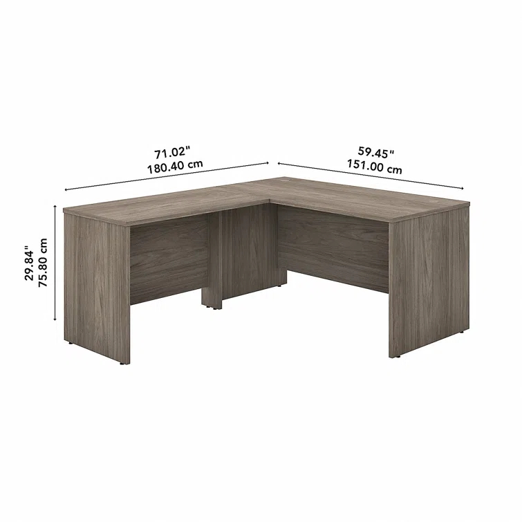 Studio C L Shaped Desk with Return
