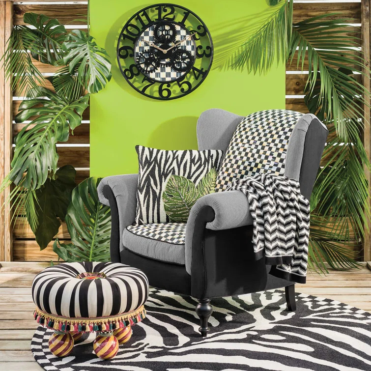 MacKenzie-Childs On Wall Street Tuffet