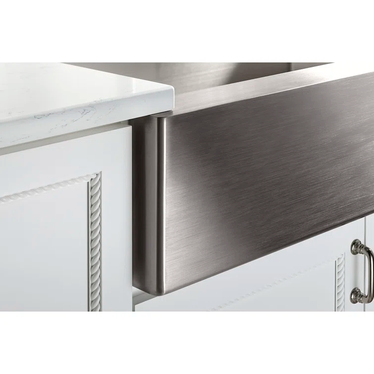 Strive 36" Stainless Steel Farmhouse Undermount Single-Bowl Kitchen Sink
