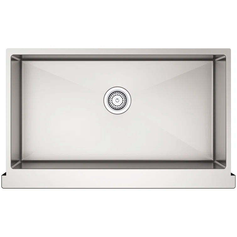 Strive 36" Stainless Steel Farmhouse Undermount Single-Bowl Kitchen Sink