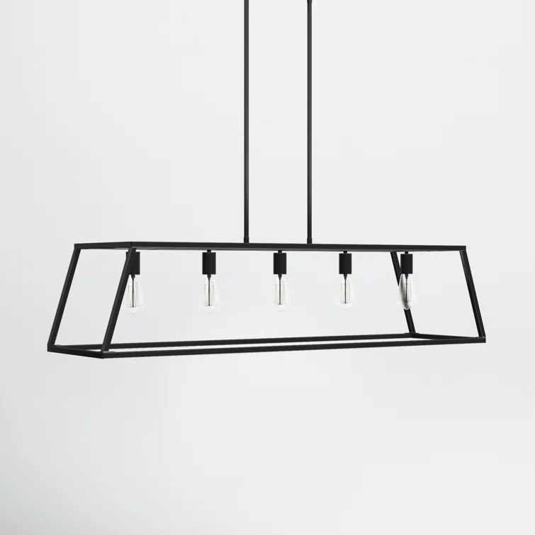 Clare 5 Light Metal Dimmable Kitchen Island Chandelier