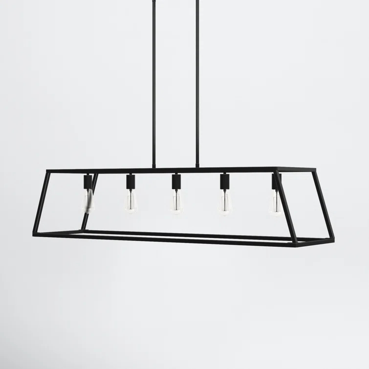 Clare 5 Light Metal Dimmable Kitchen Island Chandelier