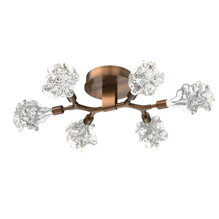 Blossom Glass LED Flush Mount