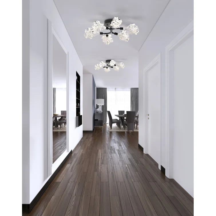 Blossom Glass LED Flush Mount