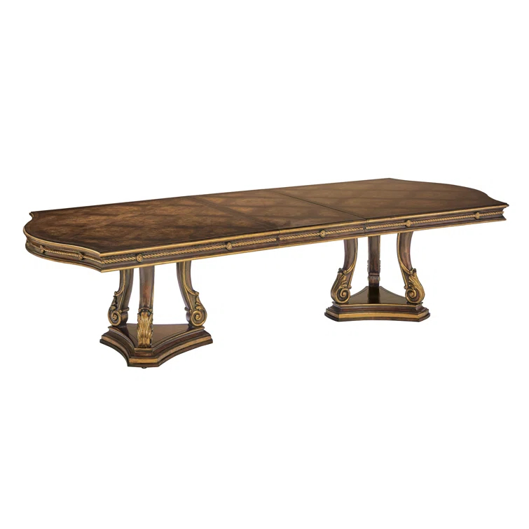 Maitland-Smith Sovereign Extendable Mahogany Solid Wood Dining Table