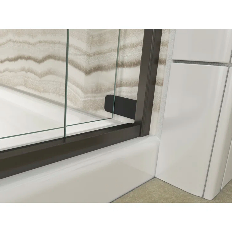 Levity 59.63" x 74" Bypass Shower Door with CleanCoat® Technology