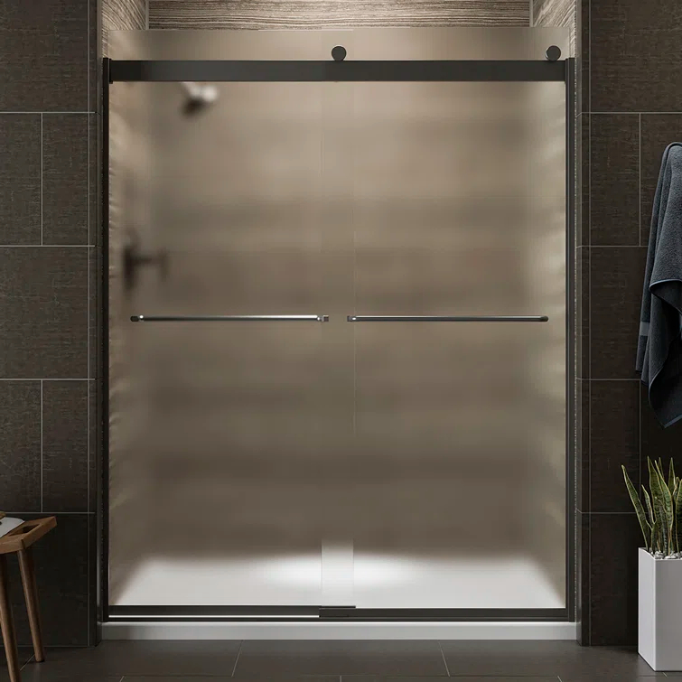 Levity 59.63" x 74" Bypass Shower Door with CleanCoat® Technology