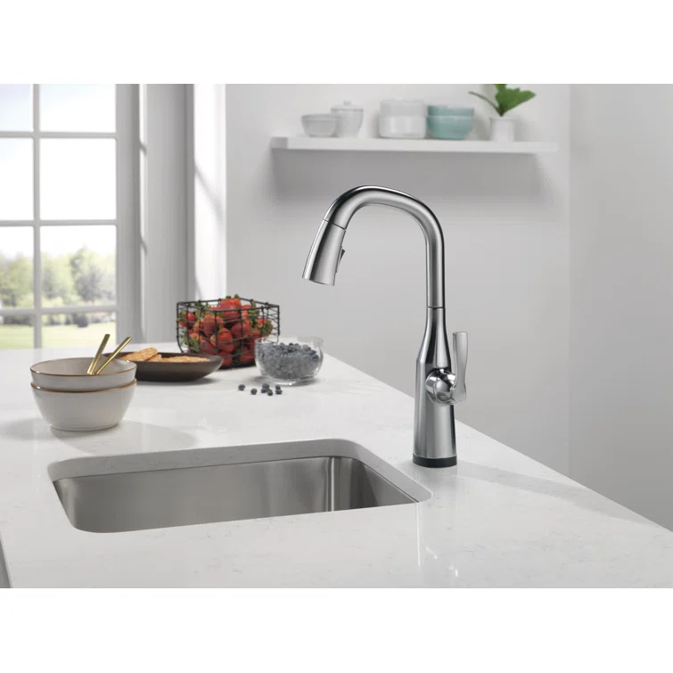 Stryke Pull Down Touch Bar Faucet with Touch2O Technology and With Accessories