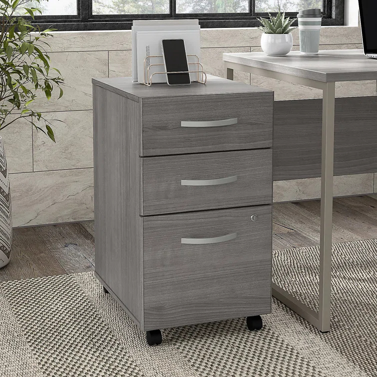 Inbox Zero Katye 16'' Wide 3 -Drawer Mobile File Cabinet