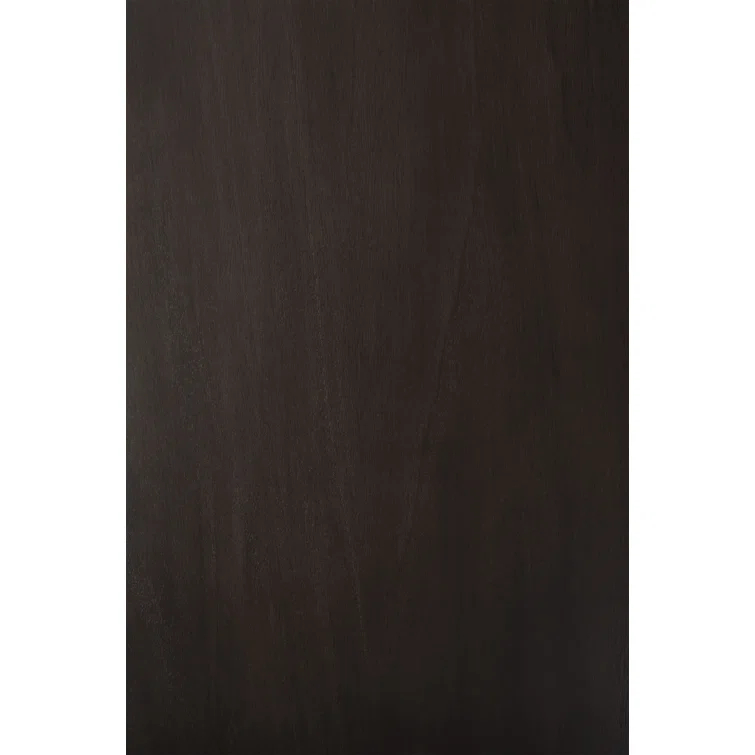 Mahogany Dark Brown Pebble-Shaped Coffee Table