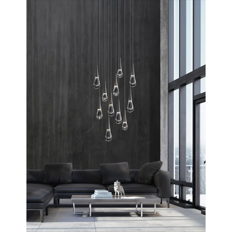 Raindrop - Light LED Cluster Pendant