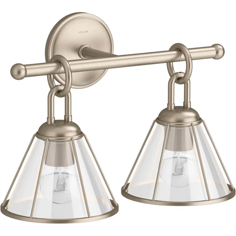 Terret 15½-In Two-Light Sconce