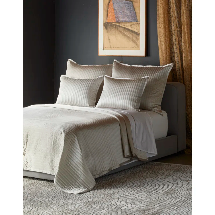Quilted Silk Channel Coverlet