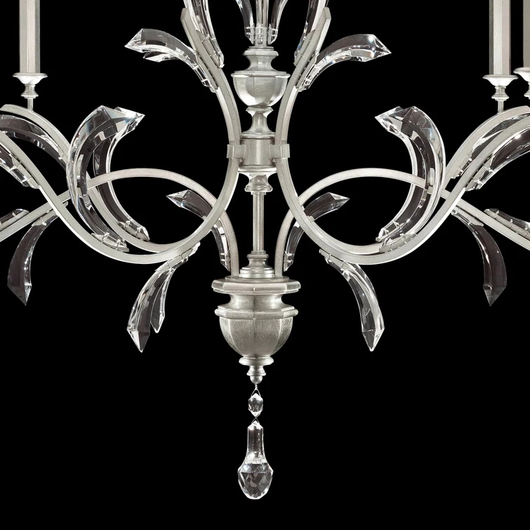 Beveled Arcs 6 - Light Tiered Chandelier