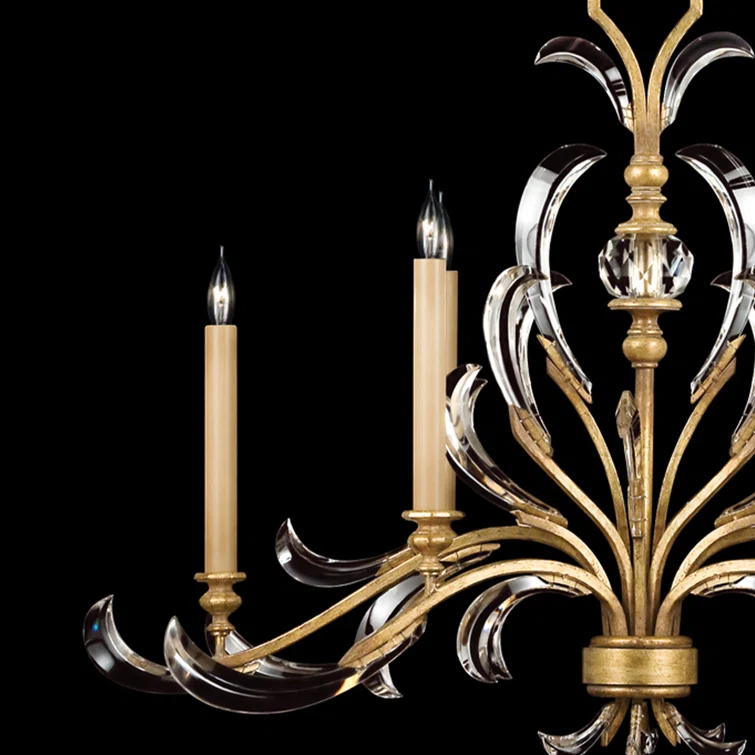 Beveled Arcs 6 - Light Classic / Traditional Chandelier