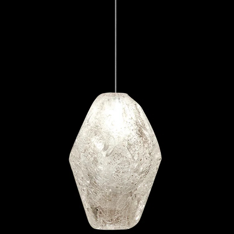 Fine Art Handcrafted Lighting Natural Inspirations 4.5" Round Drop Pendant Light