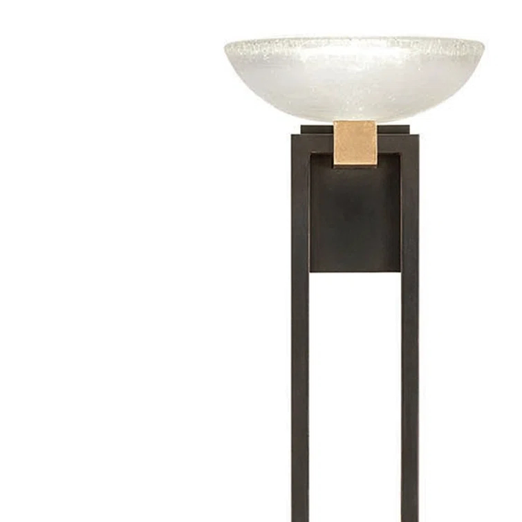 Delphi Inspired Black LED Dimmable Wall Sconce
