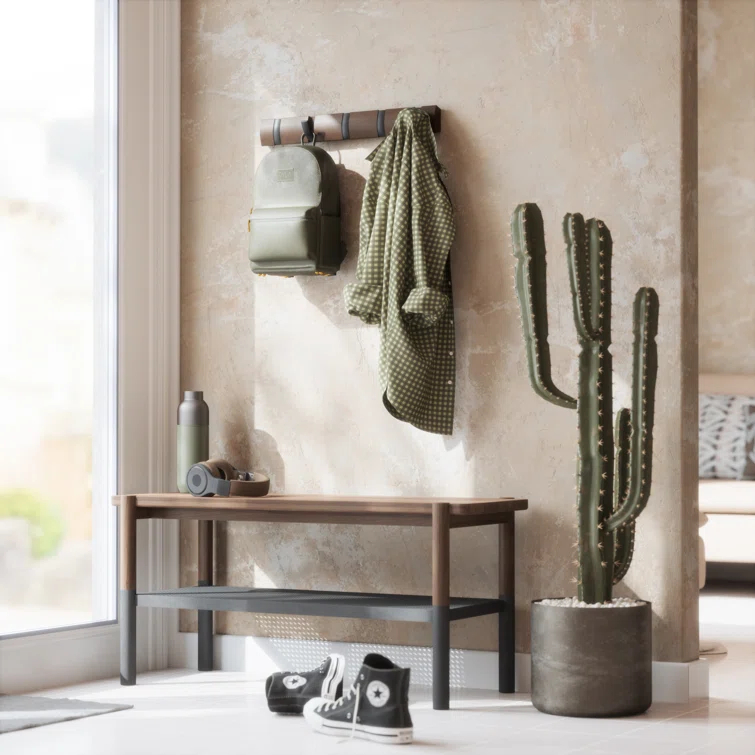 Flip 5 - Hook Solid Wood Coat Rack