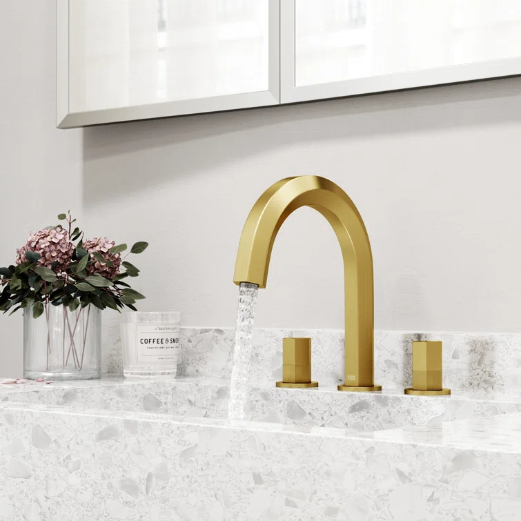 Hart 9" H Two Handle Widespread Bathroom Faucet