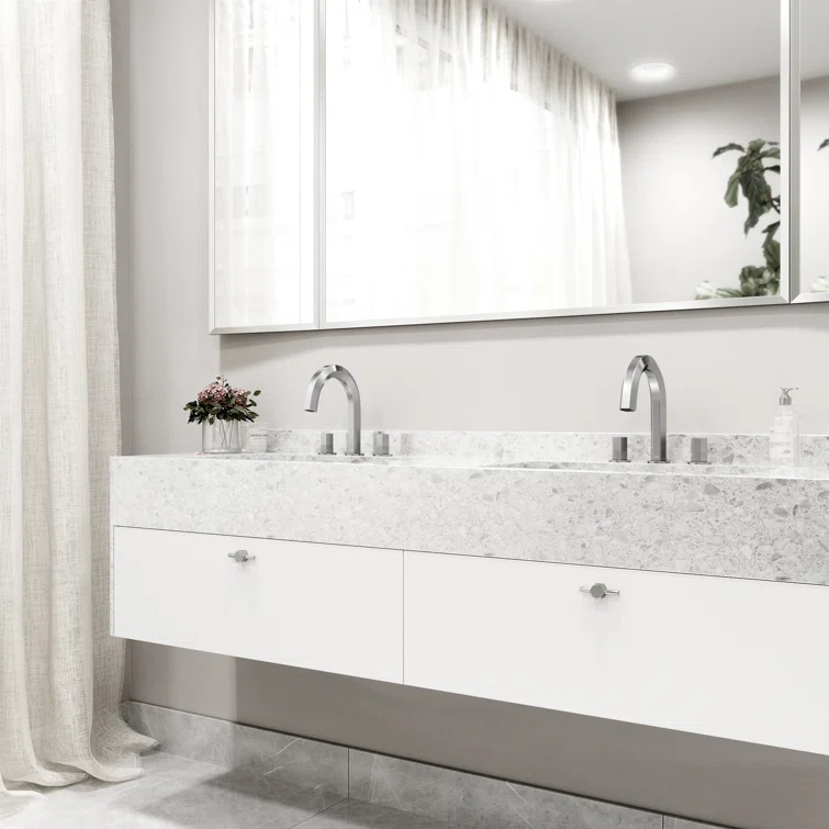 Hart 9" H Two Handle Widespread Bathroom Faucet