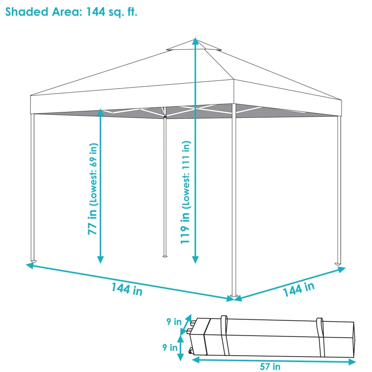 Metal Pop-Up Canopy