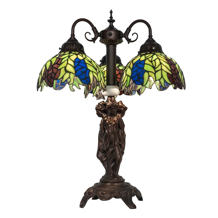 Meyda Lighting Meyda Tiffany & Stained Glass Metal Arched Lamp
