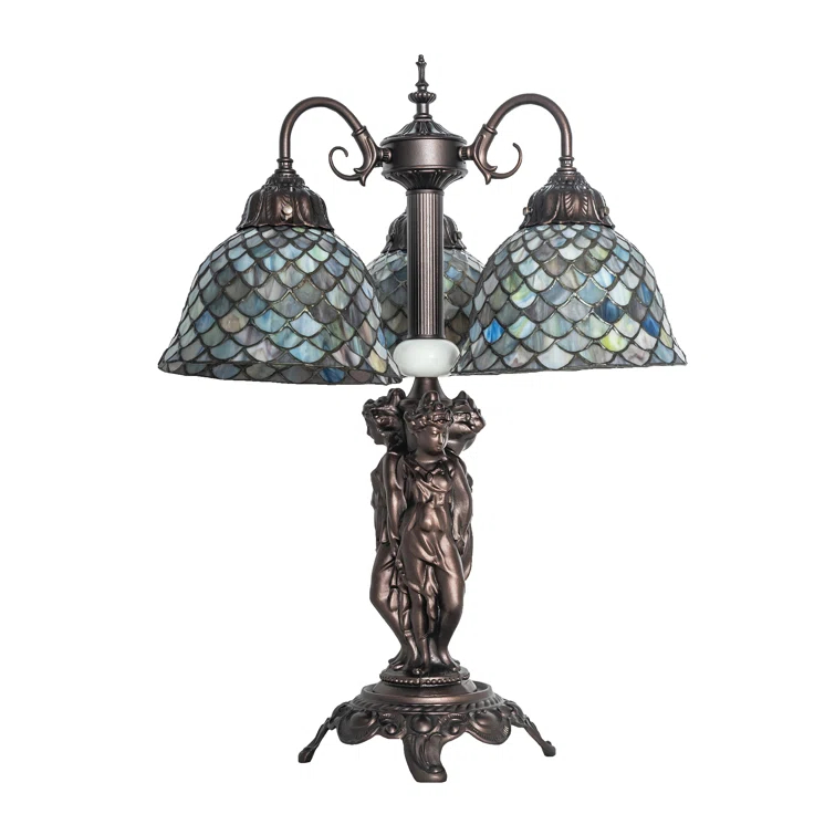 Meyda Lighting Meyda Tiffany & Stained Glass Metal Arched Lamp