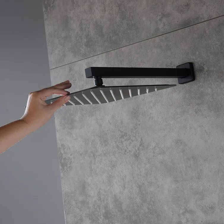 Revitalize 12 Inch Luxury Thermostatic Complete Shower System with Rough-in Valve